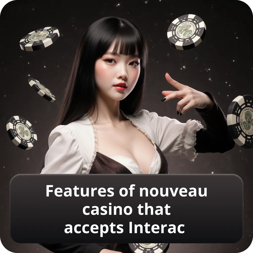 Features of nouveau casino that accepts Interac