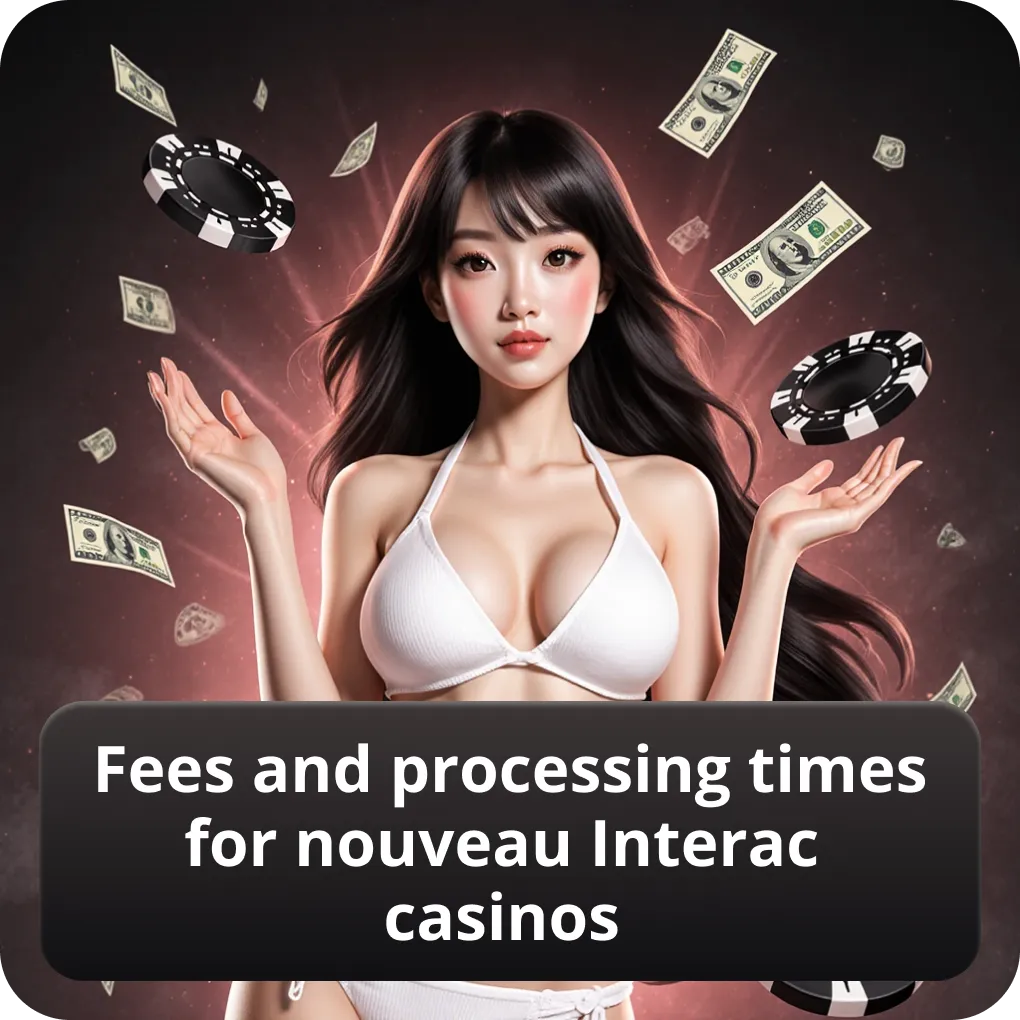 Fees and processing times for nouveau Interac casinos