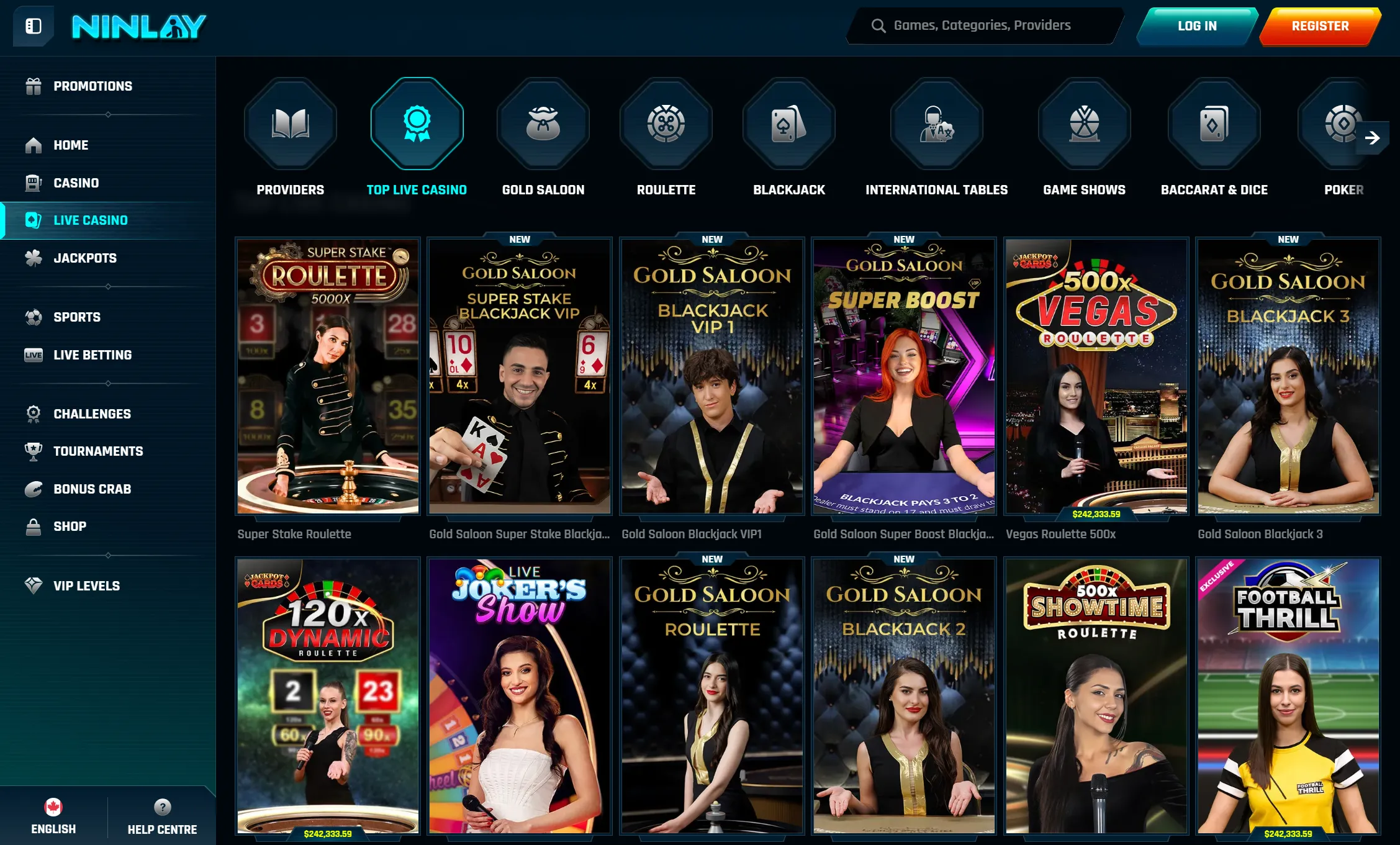 Features of nouveau Interac casino Canada