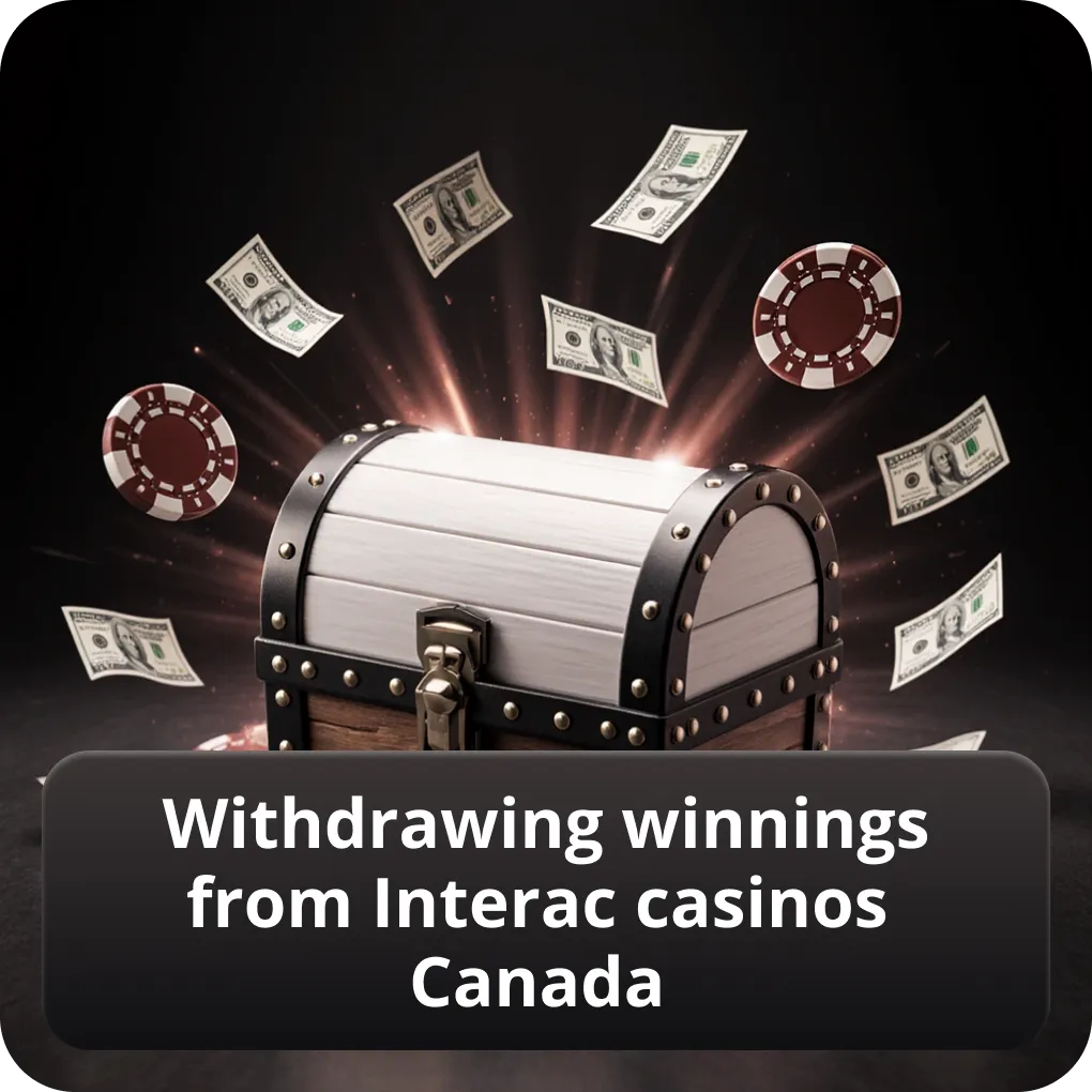 Withdrawing winnings from Interac casinos Canada
